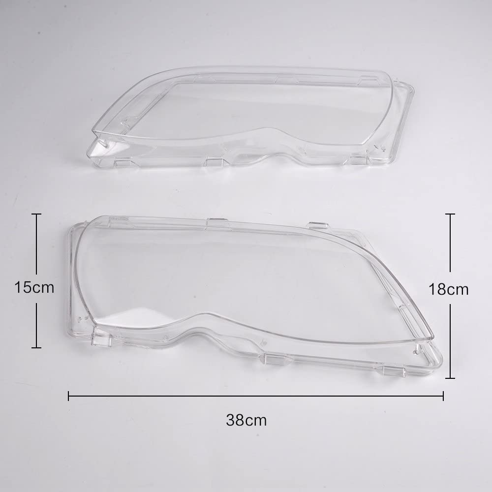 Headlight Clear Cover Replacement for BMW E46