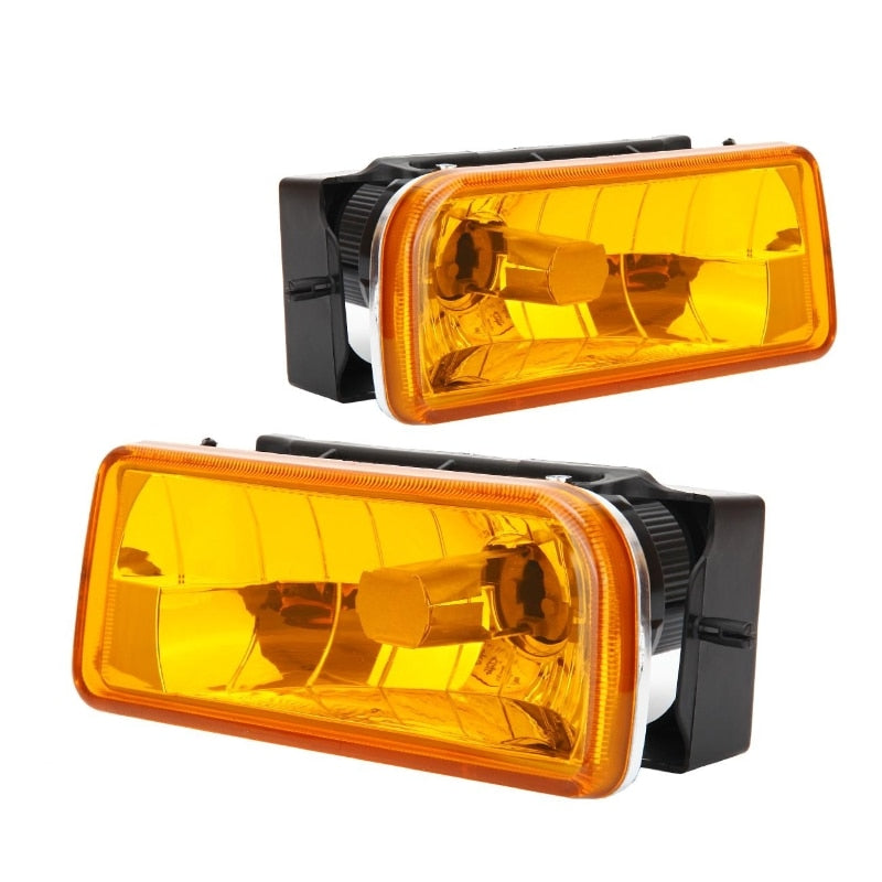 BMW E36 Yellow/Smoked/White Front Bumper Fog Lights