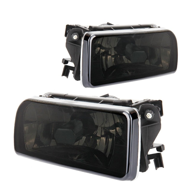 BMW E36 Yellow/Smoked/White Front Bumper Fog Lights